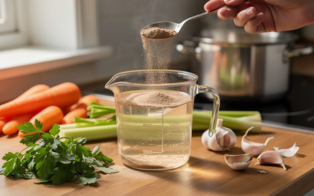 Comment diluer correctement le fond de veau en poudre pour vos recettes