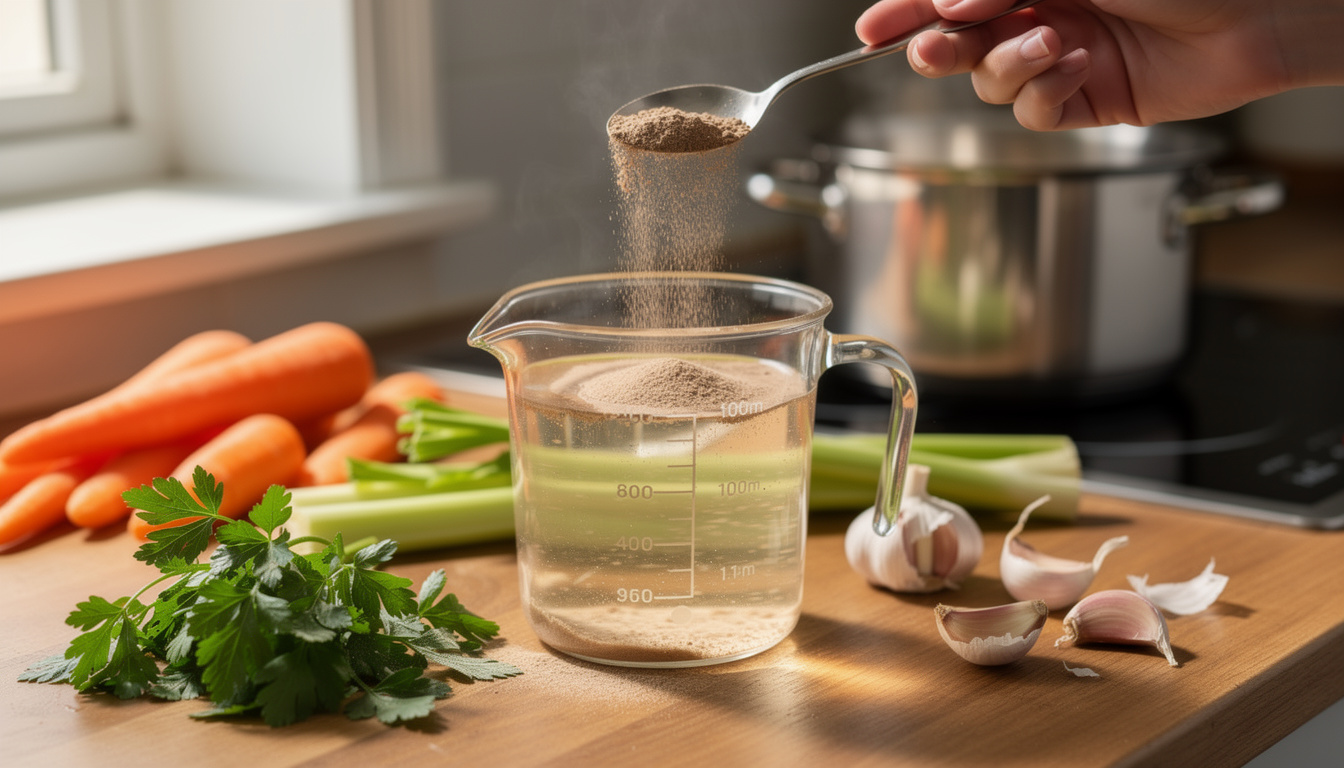 Comment diluer correctement le fond de veau en poudre pour vos recettes apprenez Ă diluer parfaitement le fond de veau en poudre pour sublimer vos recettes avec notre guide simple et pratique.