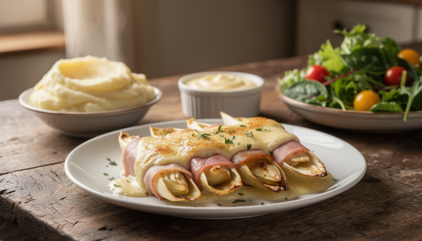Quel accompagnement choisir pour des endives au jambon délicieux découvrez quel accompagnement choisir pour sublimer vos endives au jambon et réussir un plat délicieux et savoureux à chaque fois.