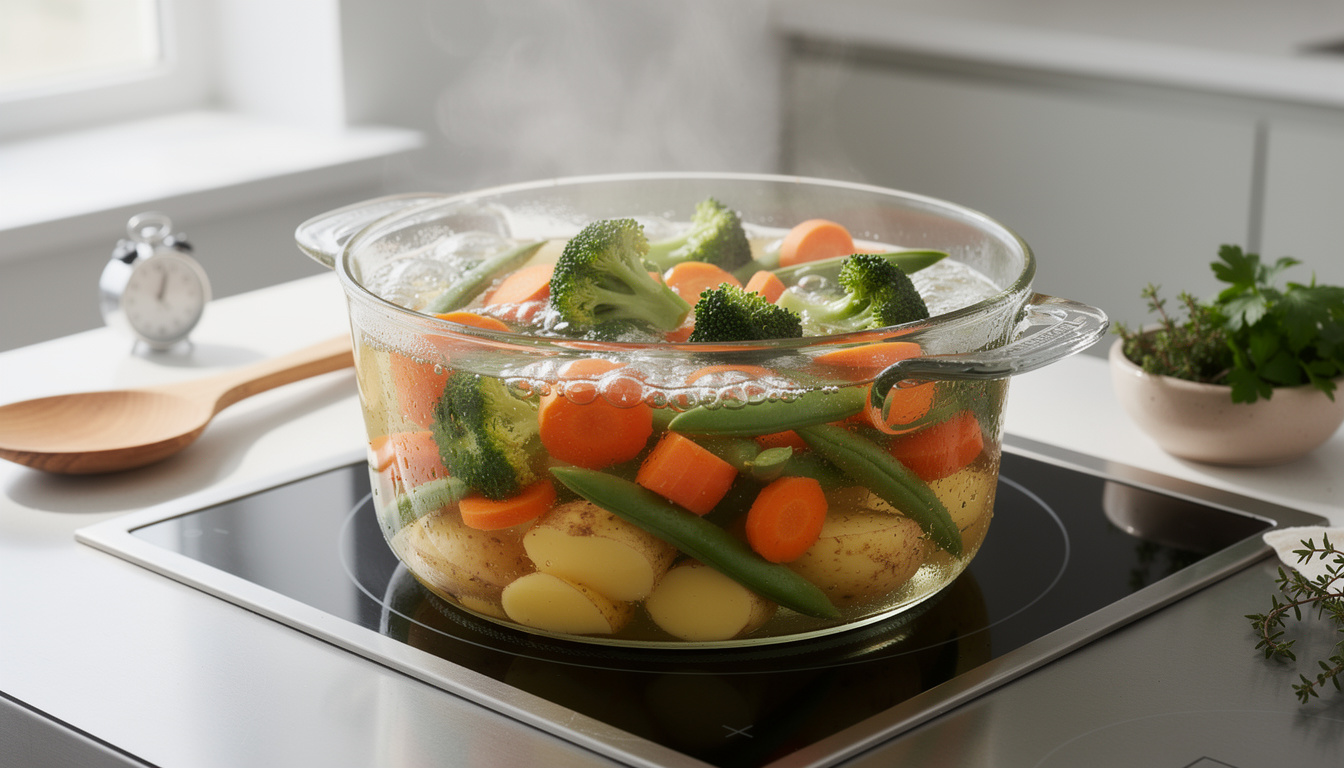 découvrez notre guide pratique pour maîtriser le temps de cuisson des légumes à l'eau, avec des astuces simples pour préserver saveur et texture.