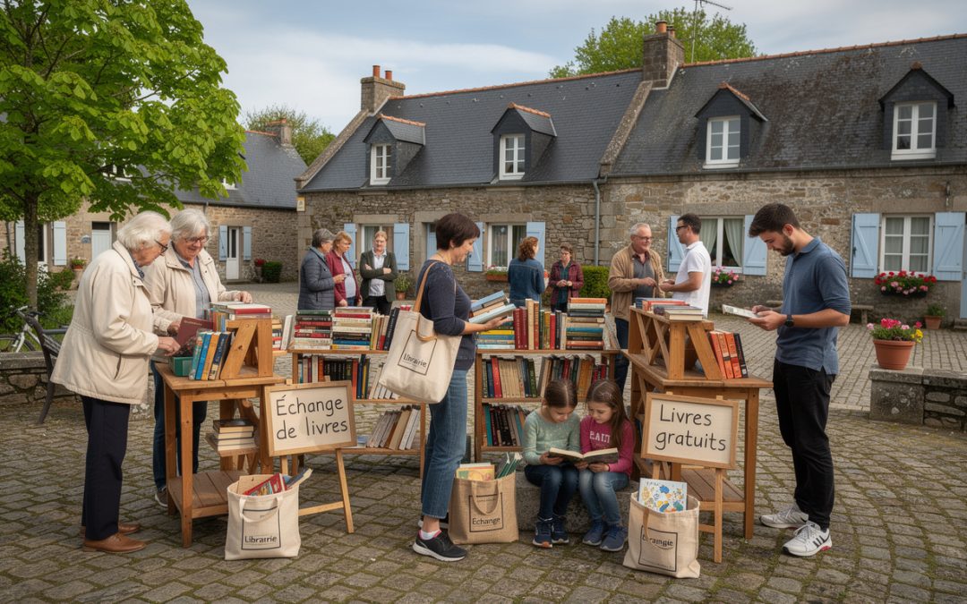 Troc livres gratuit sens de Bretagne 35 : comment ça fonctionne et comment participer