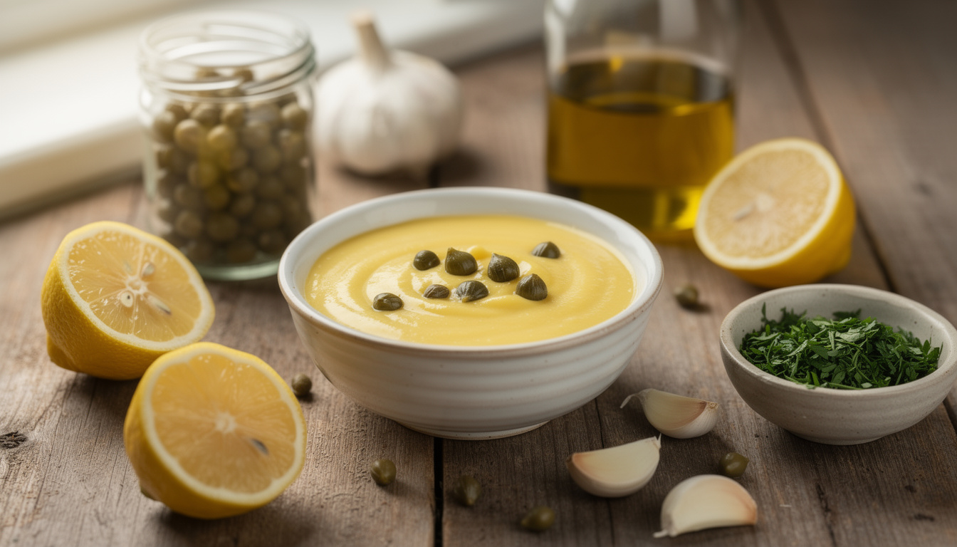 Comment préparer une sauce aux câpres et citron délicieuse découvrez comment préparer une sauce aux câpres et citron savoureuse, parfaite pour accompagner vos plats et apporter une touche fraîche et acidulée.