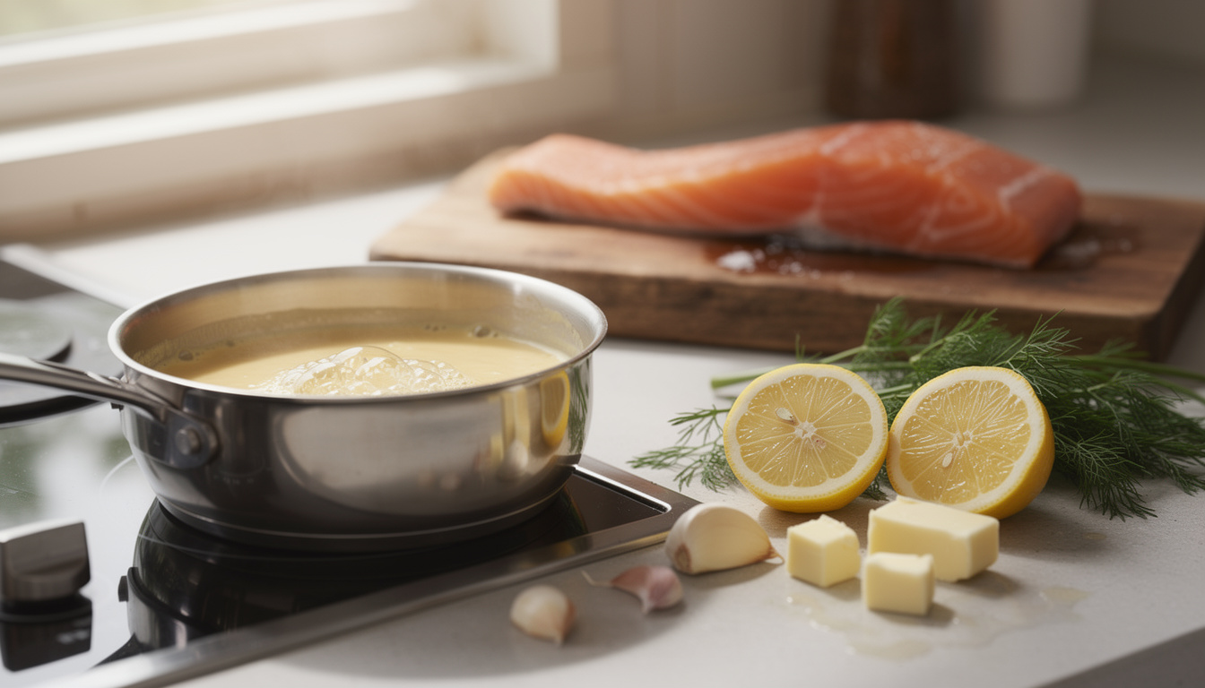 Comment préparer une sauce savoureuse pour saumon au four découvrez comment préparer une sauce savoureuse et facile pour accompagner parfaitement votre saumon au four. recette simple et rapide pour sublimer vos plats.