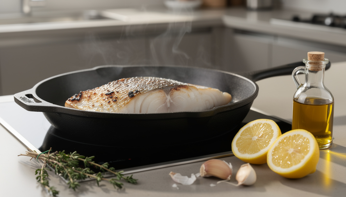 découvrez nos astuces simples et efficaces pour réussir la cuisson des filets de bar à la poêle et savourer un poisson tendre et savoureux à chaque fois.