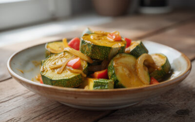 Courgettes aigre douce au curry : une recette simple et savoureuse