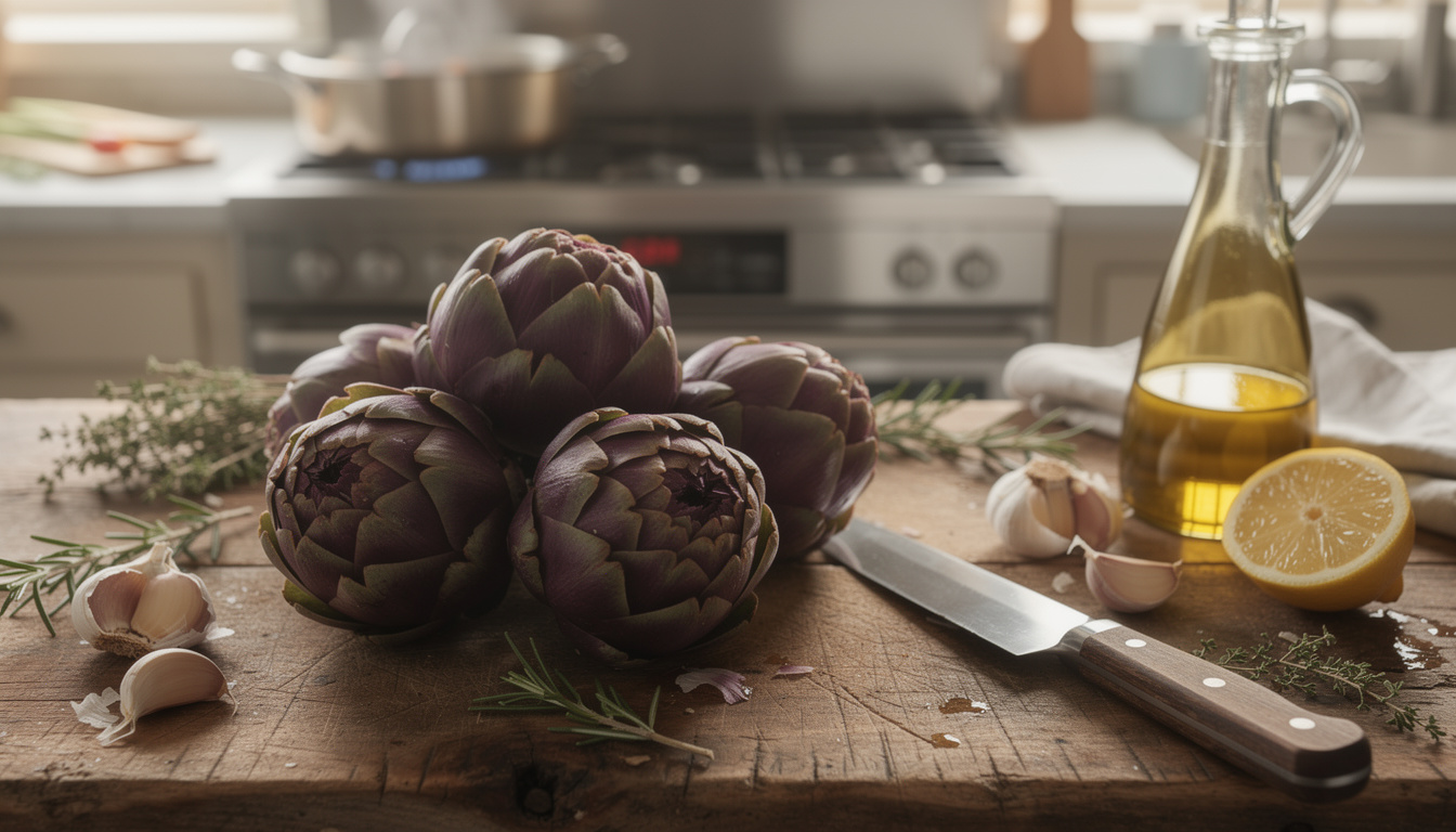 Cuisiner les artichauts violets : astuces et recettes savoureuses découvrez comment cuisiner les artichauts violets grâce à nos astuces pratiques et recettes savoureuses pour un plat délicieux et original.