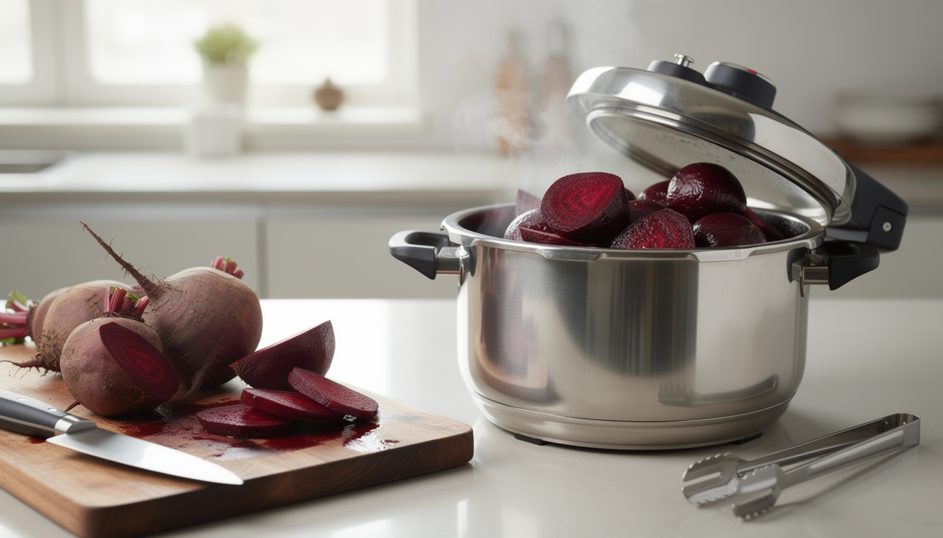 découvrez comment cuire rapidement et efficacement les betteraves rouges à la cocotte minute grâce à notre méthode simple et pratique.