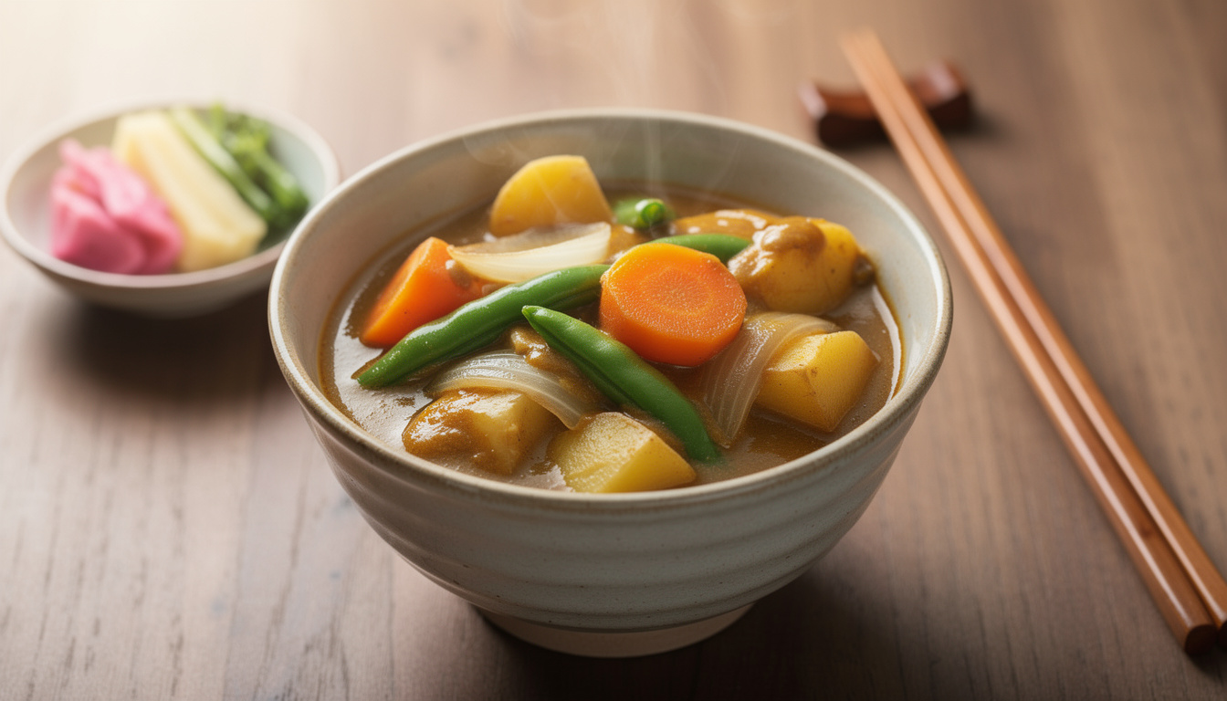 Curry japonais végétarien : une recette simple et savoureuse découvrez une recette simple et savoureuse de curry japonais végétarien, parfaite pour un repas sain et gourmand.