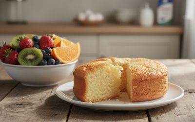Gâteau facile pour accompagner salade de fruits : recettes simples et rapides