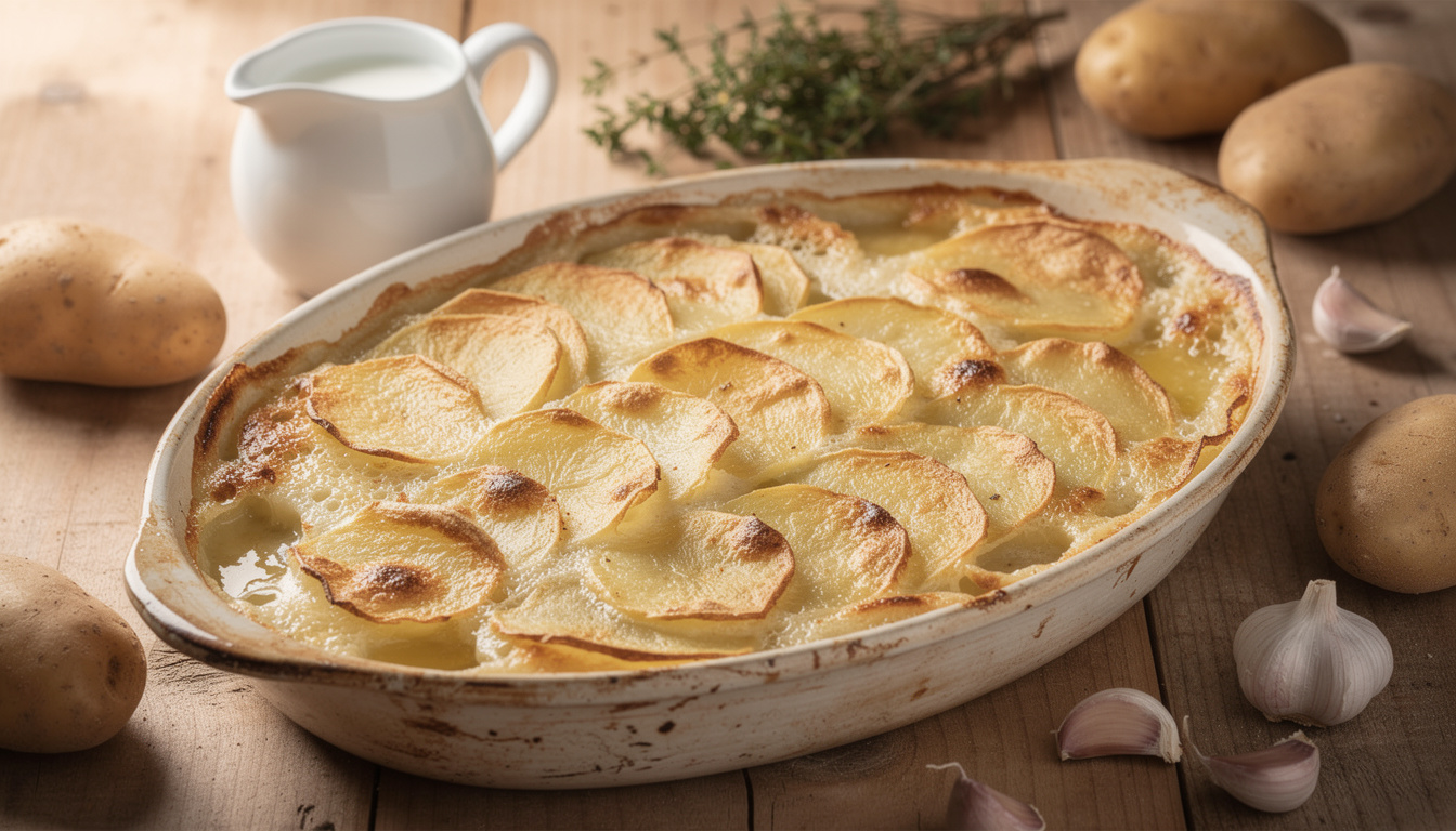 découvrez une recette simple et savoureuse de gratin dauphinois au lait, sans crème, pour un plat traditionnel léger et délicieux.