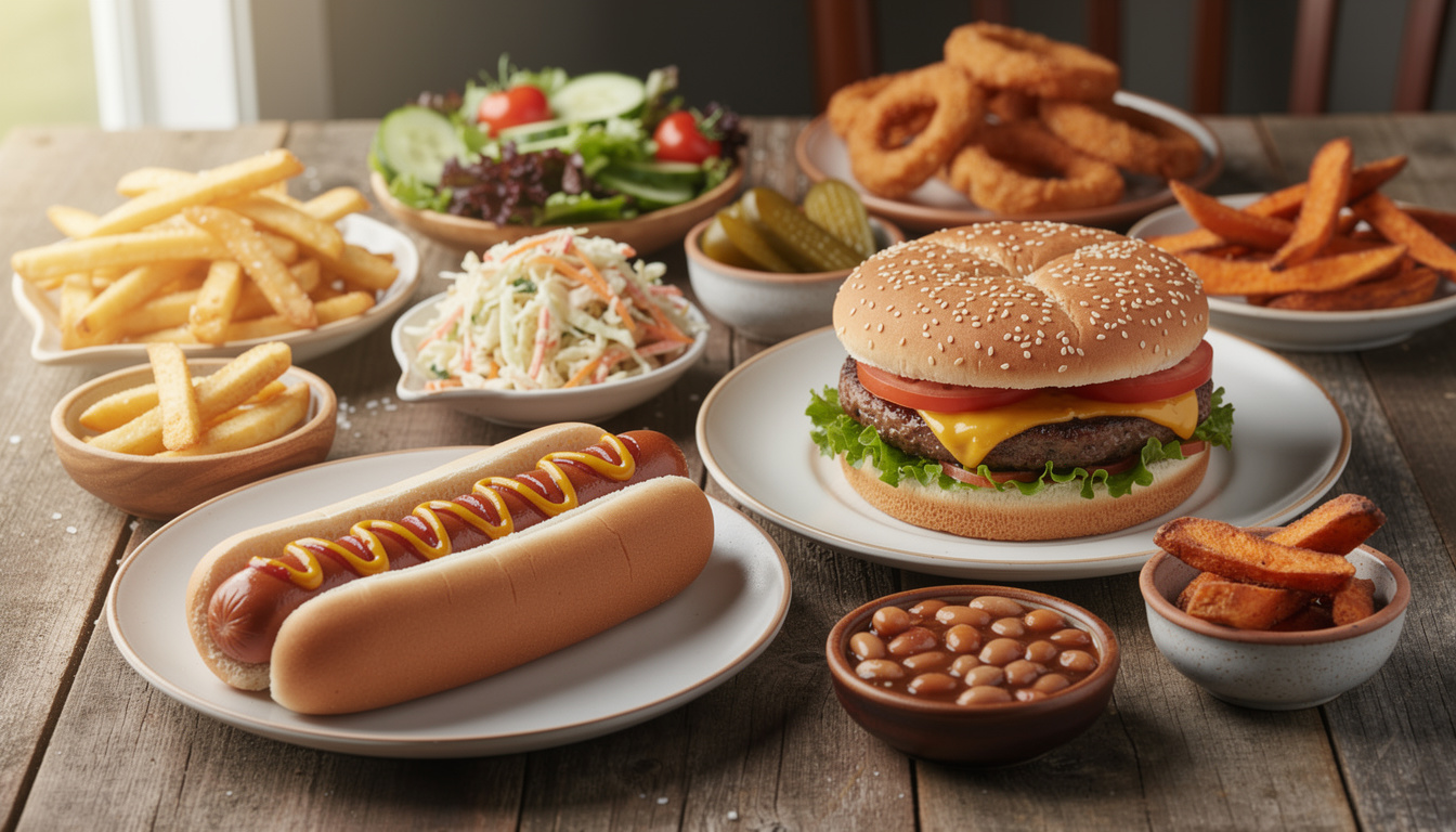 découvrez quel accompagnement choisir pour sublimer vos hot dogs et hamburgers, avec des idées gourmandes et faciles à réaliser.