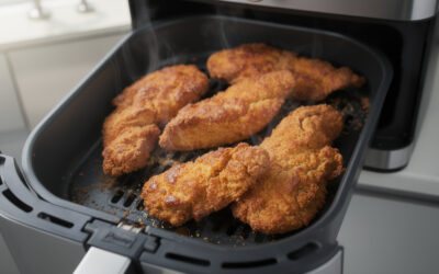 Quel est le temps de cuisson idéal des aiguillettes de poulet au air fryer