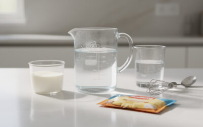 Quelle quantité de lait et d’eau pour une purée Mousline avec un sachet ?