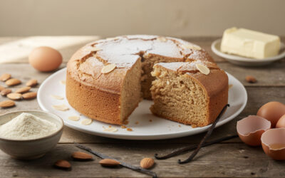 Recette facile du pain de gênes de cyril lignac pour un dessert moelleux