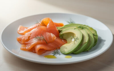 Recette simple de saumon fumé et avocat pour un repas sain