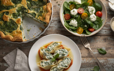 Recettes faciles et savoureuses à base de ricotta et d’épinards
