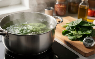 Temps de cuisson des Ă©pinards frais Ă l’eau : guide pratique et astuces
