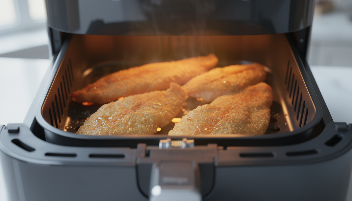 Temps de cuisson du poisson pané surgelé dans une airfryer ninja découvrez le temps de cuisson idéal pour le poisson pané surgelé dans une airfryer ninja et obtenez un résultat croustillant et savoureux à chaque préparation.
