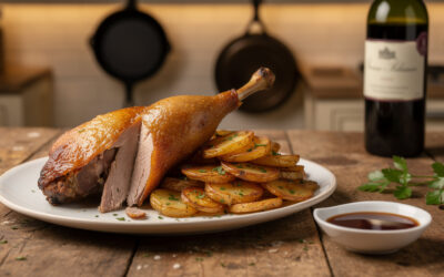 Tout savoir sur le confit de canard accompagné de pommes sarladaises