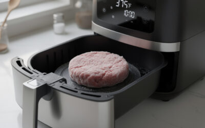 Comment cuire un steak haché congelé dans une air fryer facilement