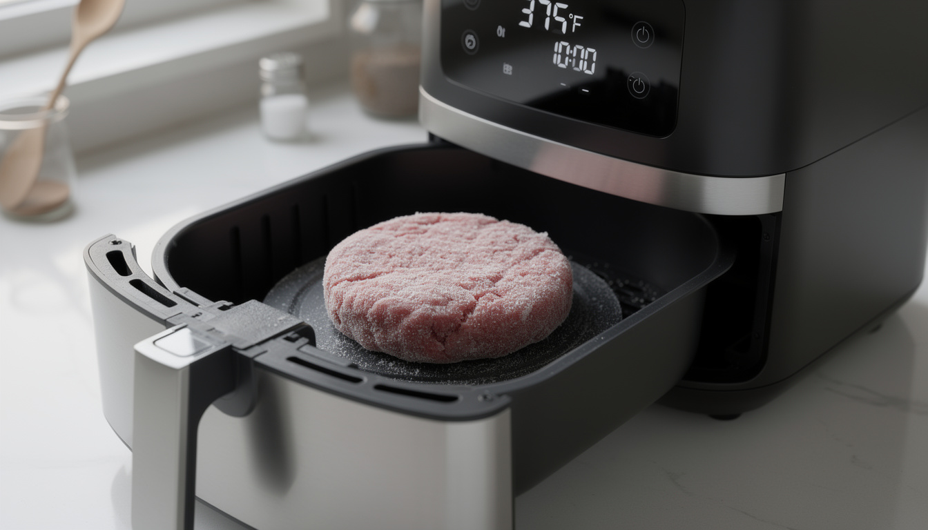 Comment cuire un steak haché congelé dans une air fryer facilement apprenez à cuire un steak haché congelé dans une air fryer simplement et rapidement grâce à nos conseils pratiques pour un résultat savoureux et tendre.