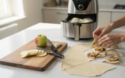Comment préparer des chaussons aux pommes à l&rsquo;air fryer pour un dessert rapide