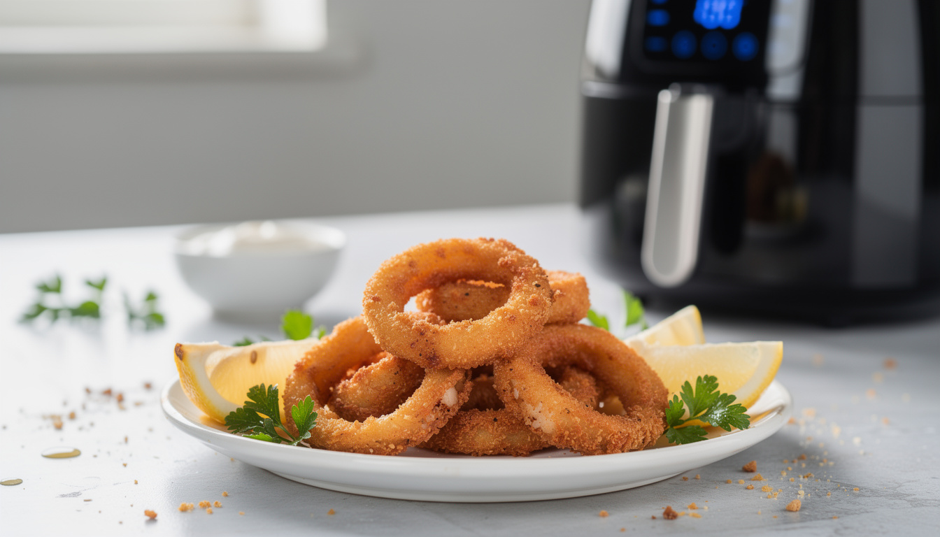 découvrez notre recette facile pour réussir des beignets de calamar croustillants et savoureux cuits à l'air fryer, pour un plat léger et délicieux en un rien de temps.