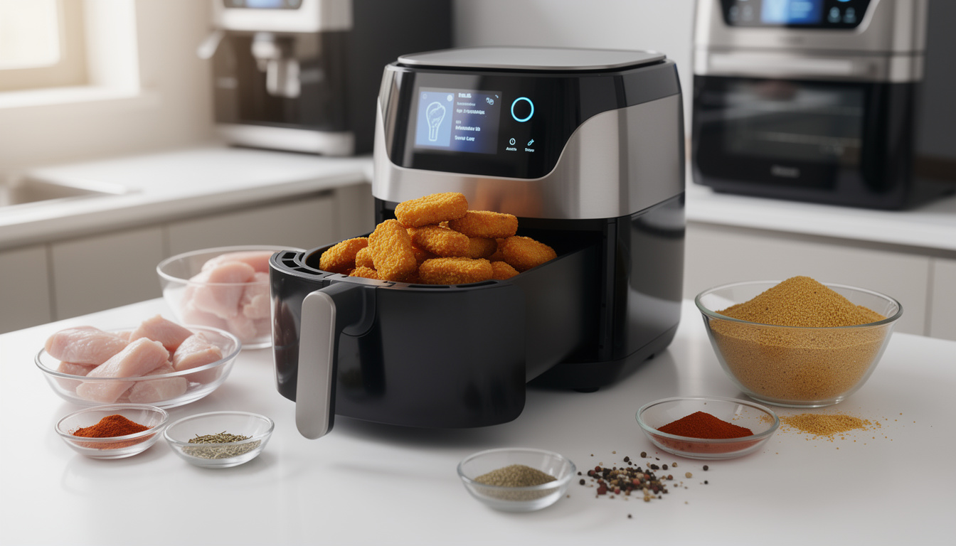 Comment rĂ©ussir des nuggets croustillants Ă l’air fryer en 2026 dĂ©couvrez comment prĂ©parer des nuggets croustillants et dĂ©licieux avec votre air fryer en 2026 grâce Ă nos astuces simples et efficaces.