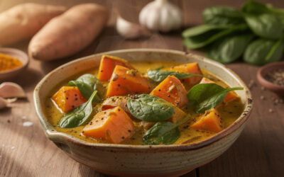 Curry épinard patate douce : une recette saine et savoureuse à découvrir