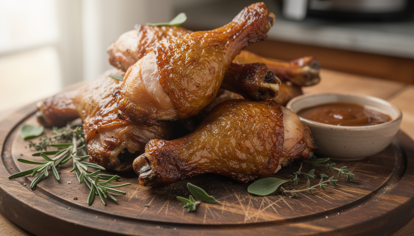 Manchon de canard air fryer : comment réussir une cuisson croustillante et savoureuse découvrez comment préparer un manchon de canard parfaitement croustillant et savoureux avec votre friteuse à air. astuces et conseils pour une cuisson réussie à chaque fois.