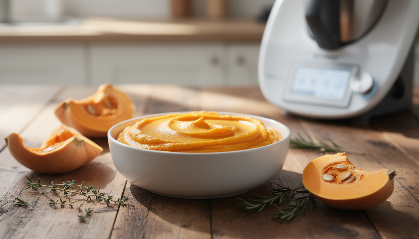 Purée de butternut thermomix : recette facile et rapide découvrez une recette facile et rapide de purée de butternut réalisée au thermomix, parfaite pour un repas savoureux et sain en un rien de temps.