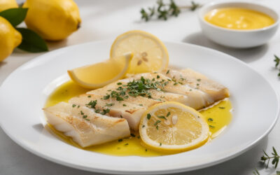 Recette simple de lieu noir à la sauce citron pour un repas frais et savoureux