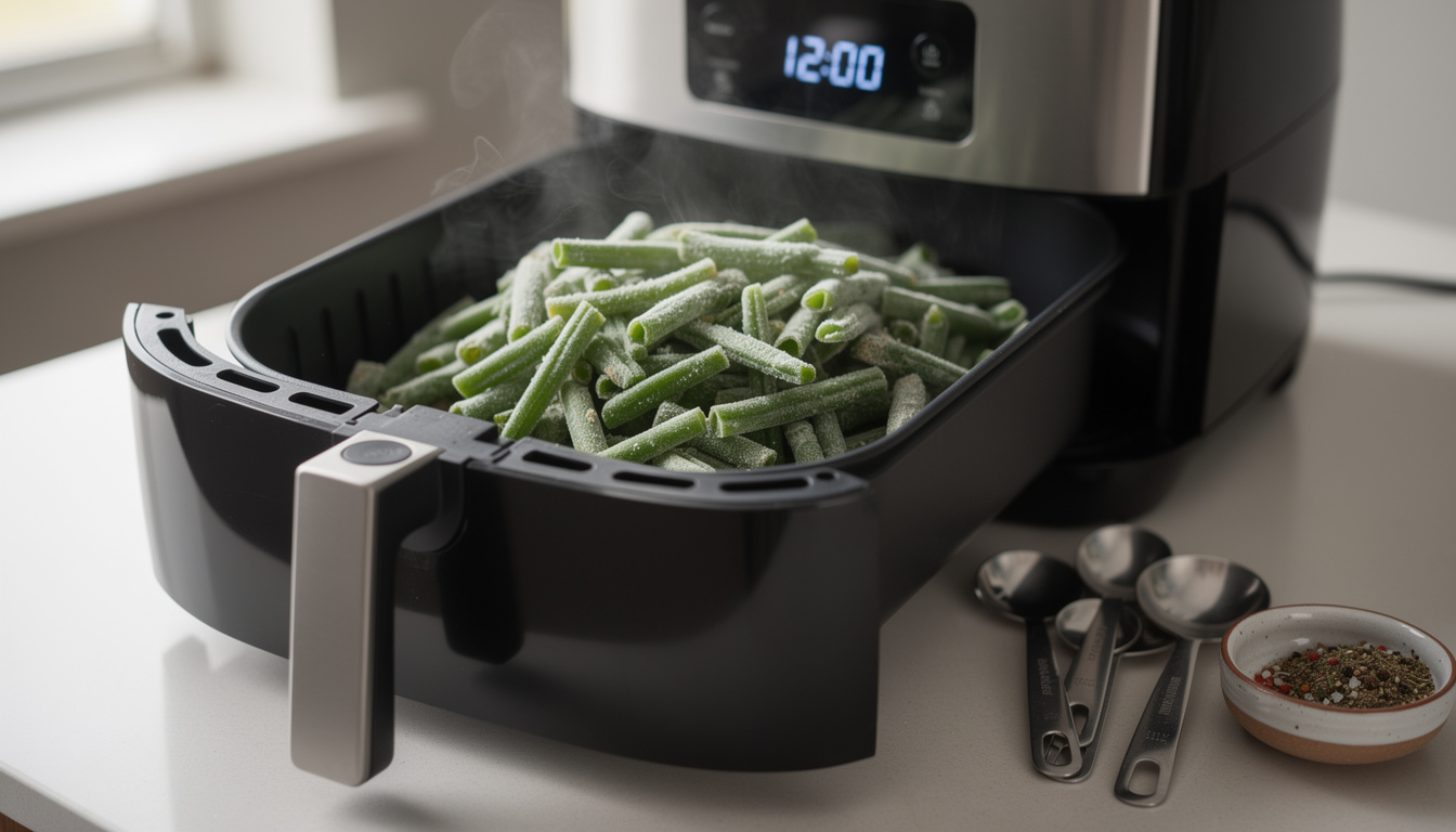 découvrez le temps de cuisson idéal des haricots verts surgelés à l'air fryer grâce à notre guide pratique pour des légumes savoureux et parfaitement cuits.